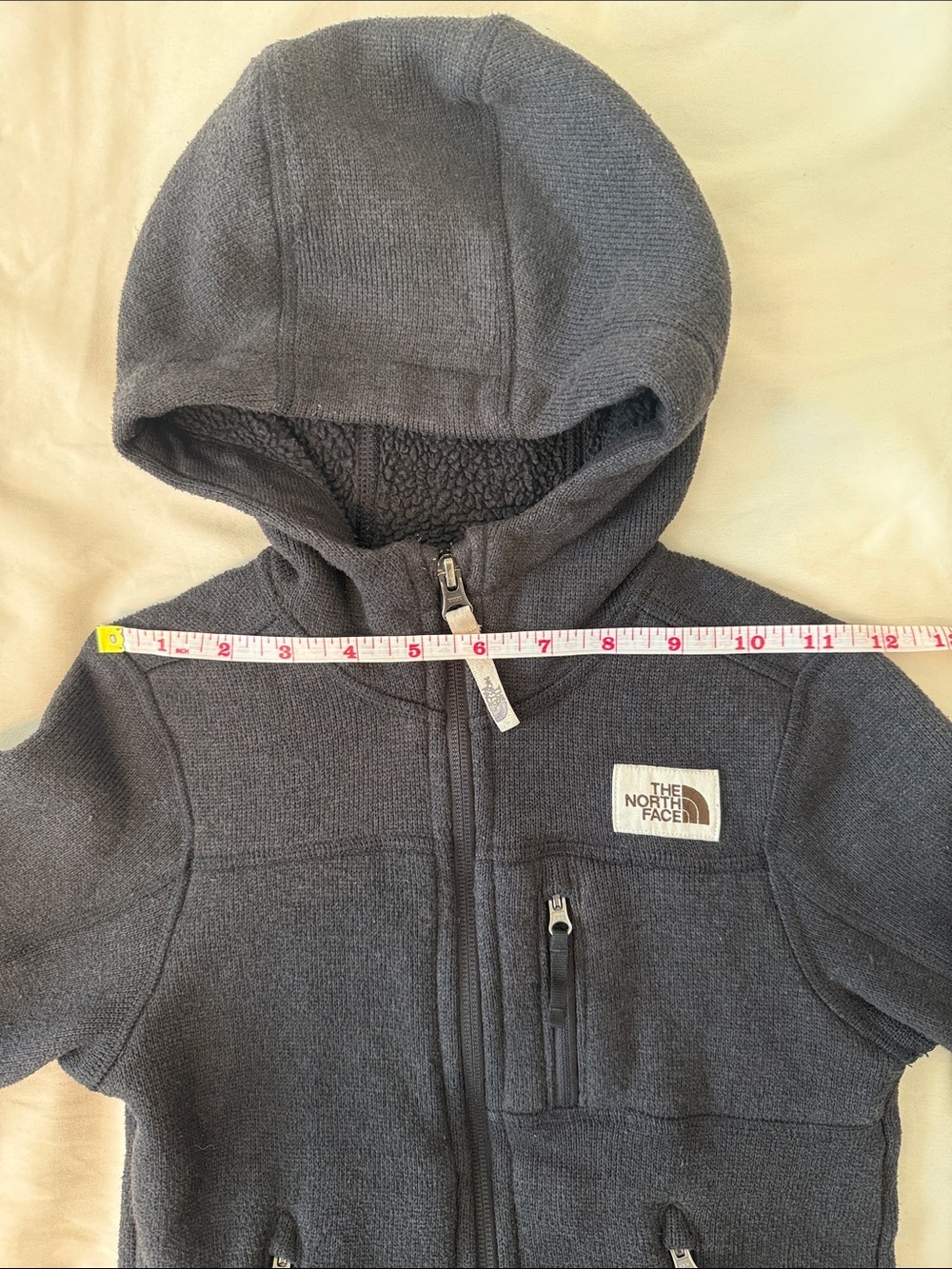 The North Face Black Fleece Zip Hoodie Boy Gordon Lyons Sweaters XXS 5 - Picture 7 of 10